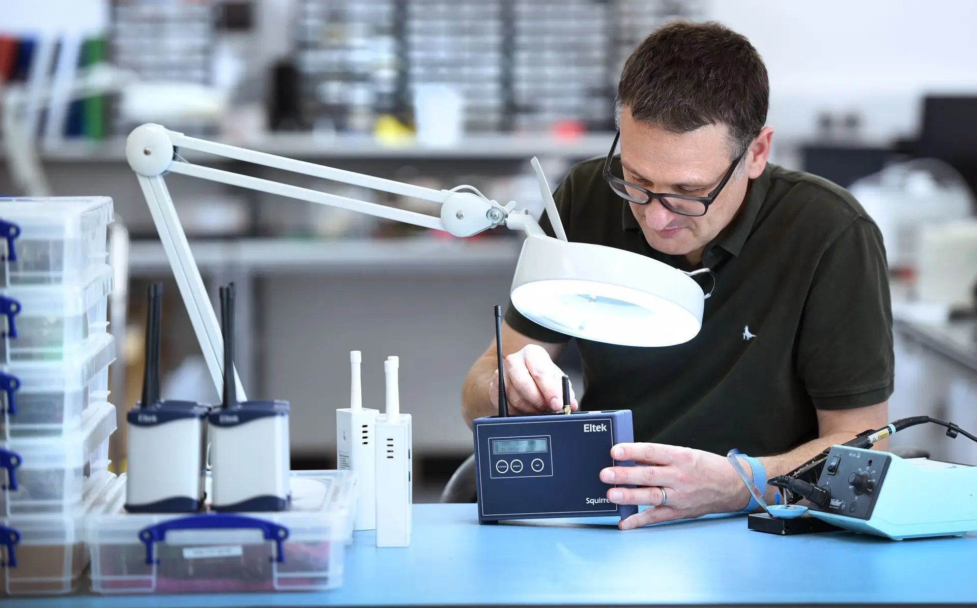 Eltek's UK-based team supporting customers with their environmental monitoring systems
