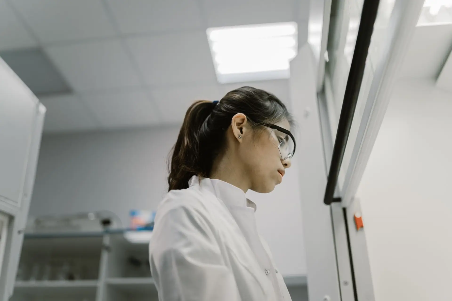 An ultra-low temperature (-80°C) laboratory freezer of the kind used to store irreplaceable biological samples